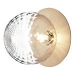 Liila Wall / Ceiling Light - Nordic Gold / Optic Clear