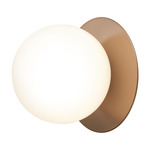 Liila Wall / Ceiling Light - Dark Bronze / Opal