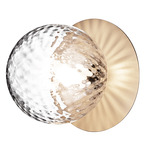 Liila Wall / Ceiling Light - Nordic Gold / Optic Clear