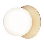 Liila Wall / Ceiling Light - Nordic Gold / Opal