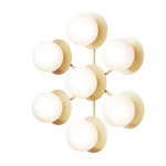 Liila Star Wall / Ceiling Light - Nordic Gold / Opal