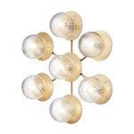 Liila Star Wall / Ceiling Light - Nordic Gold / Optic Clear