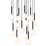 Miira Multi Light Pendant - Rock Grey / Opal