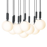 Miira Multi Light Pendant - Rock Grey / Opal