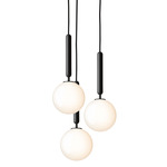 Miira Multi Light Pendant - Rock Grey / Opal