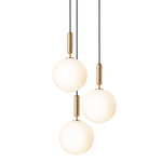 Miira Multi Light Pendant - Brass / Opal