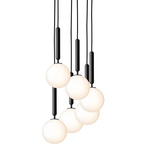 Miira Multi Light Pendant - Rock Grey / Opal
