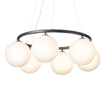 Miira Chandelier - Rock Grey / Opal