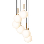 Miira Multi Light Pendant - Brass / Opal