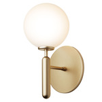 Miira Wall Sconce - Brass / Opal