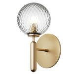 Miira Wall Sconce - Brass / Optic Clear