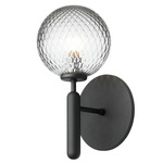 Miira Wall Sconce - Rock Grey / Optic Clear