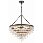 Calypso Chandelier - Vibrant Bronze / Clear