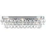 Calypso Bathroom Vanity Light - Polished Chrome / Clear