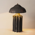 Arbor Large Table Lamp - Charcoal Ceramic