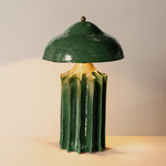 Arbor Large Table Lamp - Forest Green Ceramic