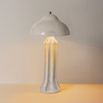 Arbor Slim Table Lamp - Gloss White Ceramic