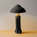Arbor Slim Table Lamp - Charcoal Ceramic