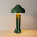 Arbor Slim Table Lamp - Forest Green Ceramic