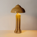 Arbor Slim Table Lamp - Lichen Yellow Ceramic