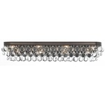 Calypso Bathroom Vanity Light - Vibrant Bronze / Clear