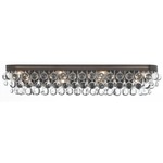 Calypso Bathroom Vanity Light - Vibrant Bronze / Clear