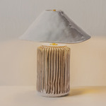 Silo Wide Table Lamp - Wax Ceramic