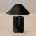 Silo Wide Table Lamp - Ink Ceramic