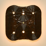 Resonance IV Wall Light - Rust Ceramic