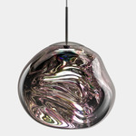 Melt Dichroic Pendant - Silver / Silver Dichroic