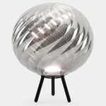Whirl Dichroic Portable Floor / Hanging Lamp - Black / Silver Whirl
