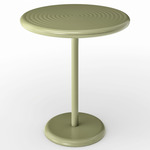 Groove Round Outdoor Table - Moss