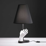 Mano Table Lamp - White / Black