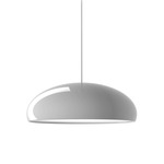 Pangen Pendant - Chrome / White