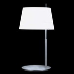 Passion Small Table Lamp - Nickel / White