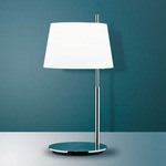 Passion Medium Table Lamp - Chrome / White