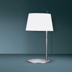 Passion Medium Table Lamp - Nickel / White