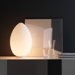 Uovo Table Lamp - White / White