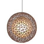 C U C Me Round Pendant - Black / Bronze