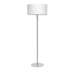 Aitana Floor Lamp - Polished Chrome / White