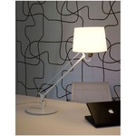 Lektor Table Lamp - White / White