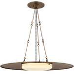 Anoka Pendant - Heritage Bronze / Opal Glossy