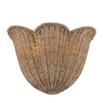 Ardonia Wall Sconce - Vintage Gold Leaf / Abaca