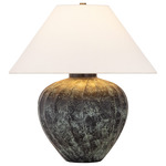 Arlin Tall Table Lamp - Bronze Patina / Off White
