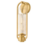 Binnewater Wall Sconce - Aged Brass / Clear