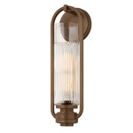 Binnewater Wall Sconce - Historic Bronze / Clear