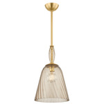 Bleecker Pendant - Aged Brass / Light Bronze