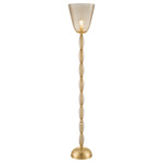 Bleecker Floor Lamp - Aged Brass / Light Bronze