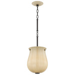 Nevins Pendant - Distressed Bronze / Champagne