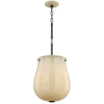 Nevins Pendant - Distressed Bronze / Champagne